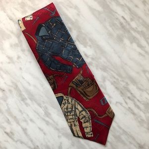 Vintage Home Improvement print fun novelty tie